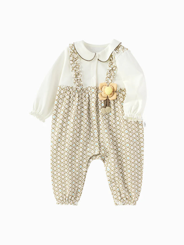 Balabala BABY GIRL'S ROMPER (Yellow Hue)