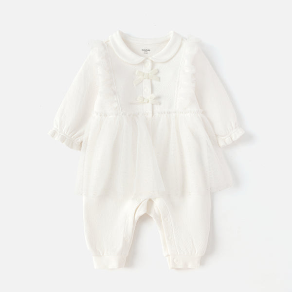 Balabala BABY GIRL'S ROMPER (Raw White)