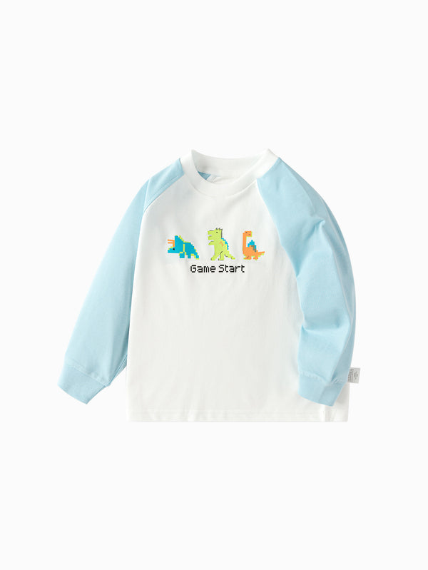 Balabala Toddler Boy Long Sleeve Knitted - Sky Blue