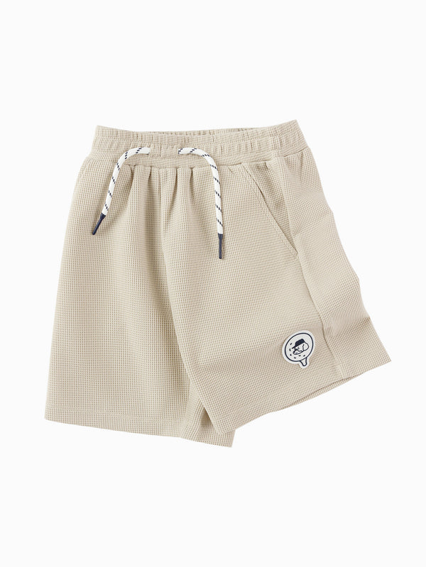 Balabala Toddler Boy Trousers - Light Khaki & Dark Blue