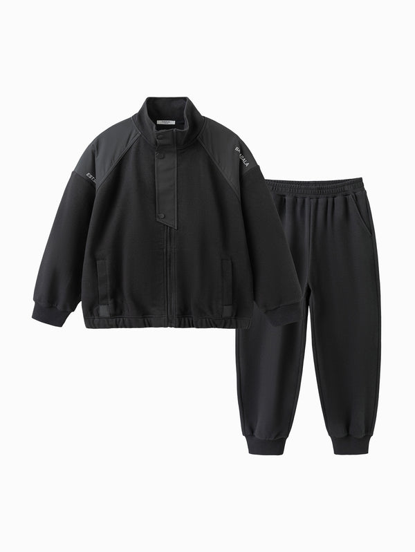 Balabala Kids Boy Long Sleeve Set - Black