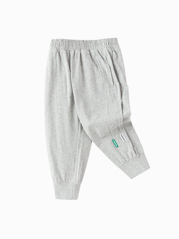 Balabala Kids Boy Trousers - Light Gray & Black