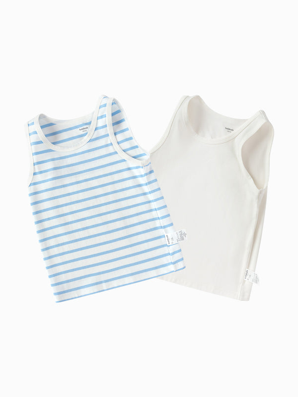 Balabala Kids Boy Underwear - White Blue Hue (Two-Piece Set)