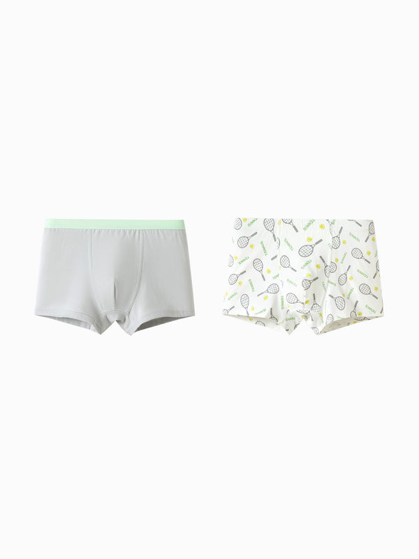 Balabala Kids Boy Underpants - Sage green hue (2 Pieces)