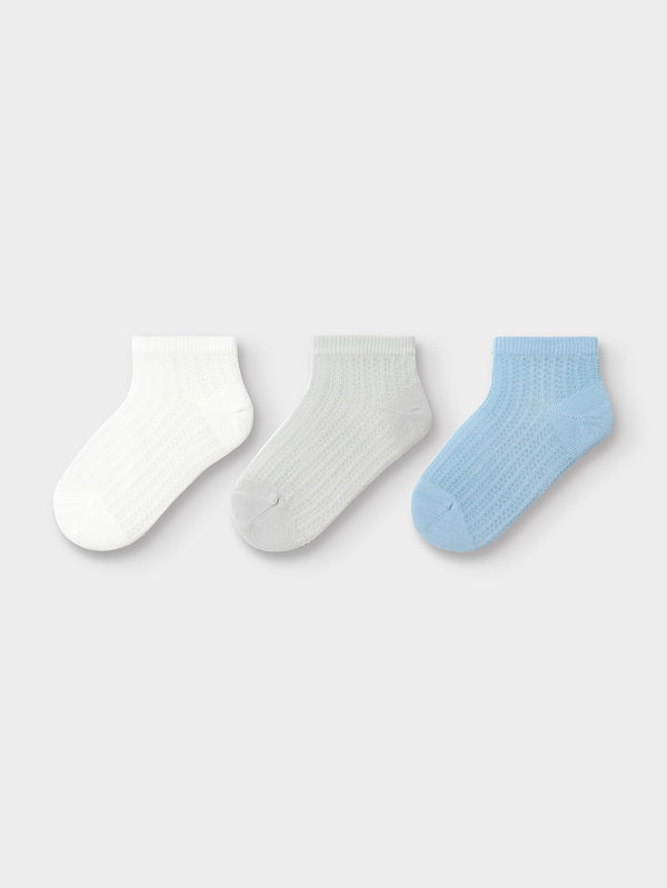 Balabala Kids Unisex Socks - White Gray Hue